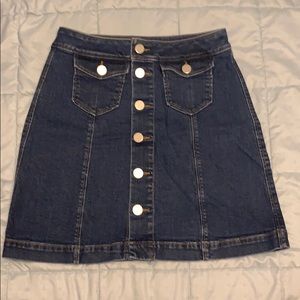 Loft Jean Skirt